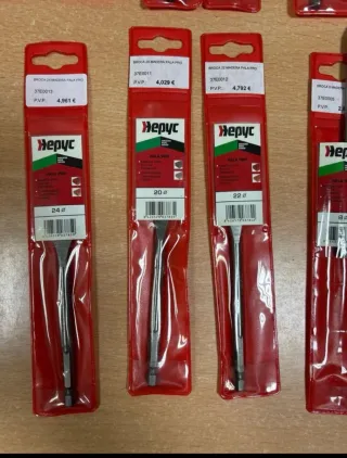 Lote de brocas planas para madera