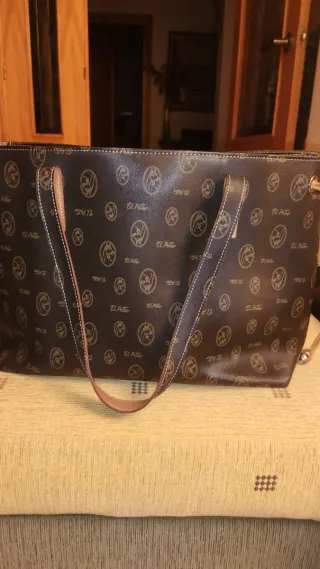 Rebajado !! Bolso El Potro marrón y camel