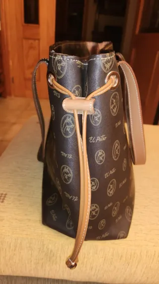 Rebajado !! Bolso El Potro marrón y camel