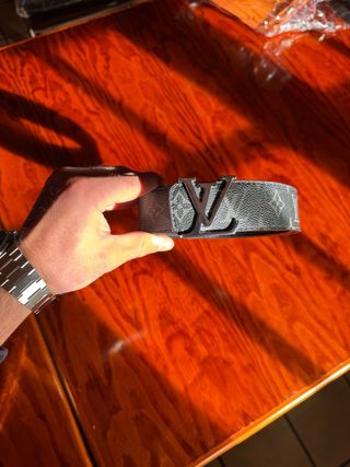 Cintura Louis Vuitton Grigio/Argento