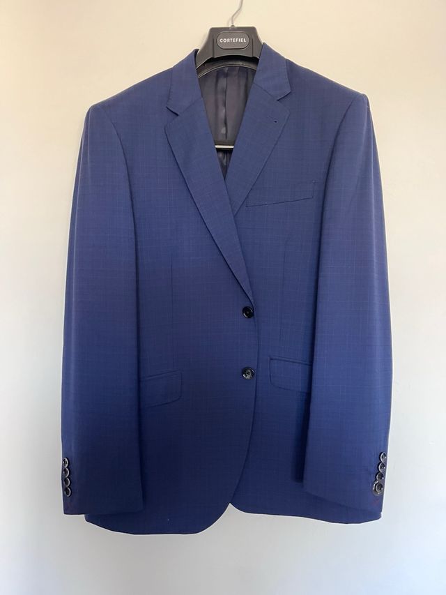 Traje chaqueta y pantalón CORTEFIEL azul M