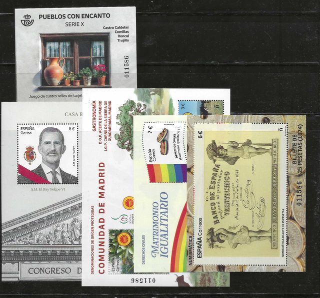 Spagna 2025 Anno Completo Francobolli MNH