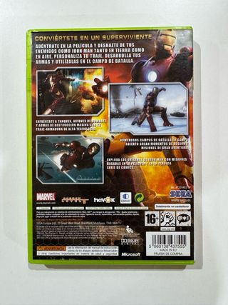Iron Man Xbox 360 PAL ESP
