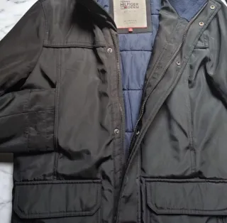 Parka Tommy Hilfiger uomo nera e blu