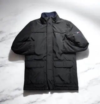 Parka Tommy Hilfiger uomo nera e blu