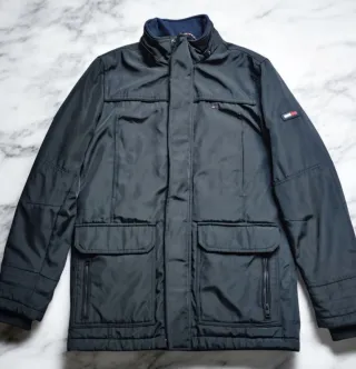 Parka Tommy Hilfiger uomo nera e blu