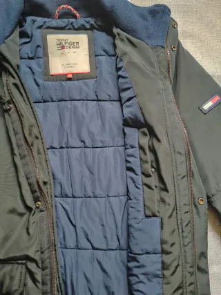 Parka Tommy Hilfiger uomo nera e blu