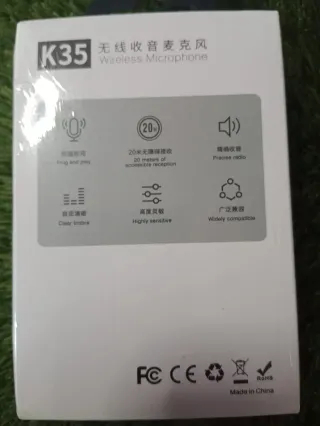 Micrófonos Inalámbricos K35 (2 unidades)