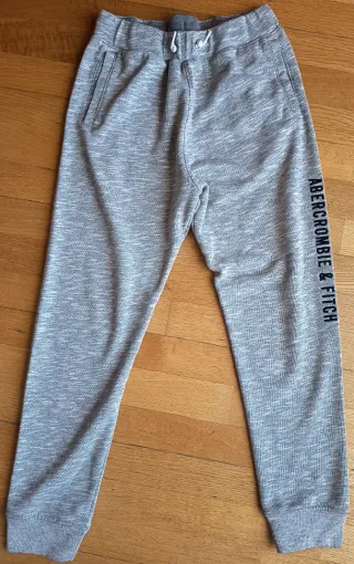Pantalón Chándal Gris Abercrombie & Fitch Hombre