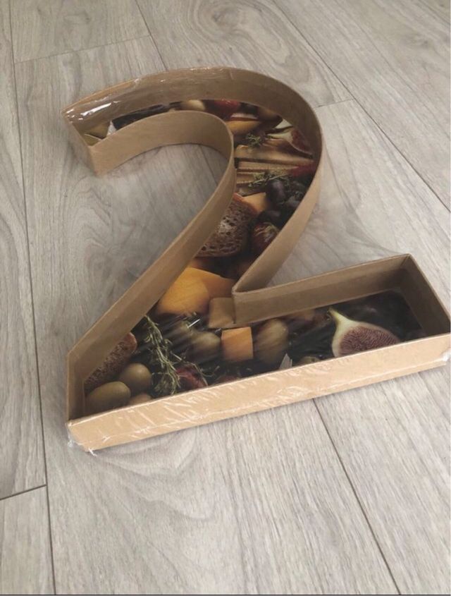 Bandeja temática cumpleaños número 2