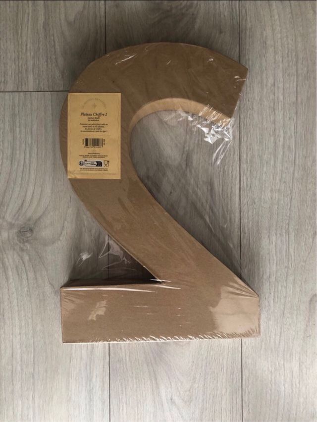 Bandeja temática cumpleaños número 2