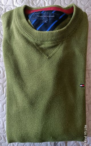 Jersey Verde Tommy Hilfiger Talla M