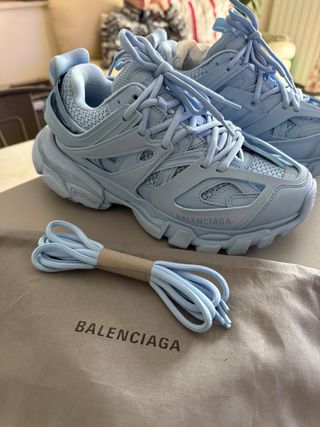 Scarpe Balenciaga Track Azzurre