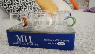 Set 6 Tazzine Vetro MH