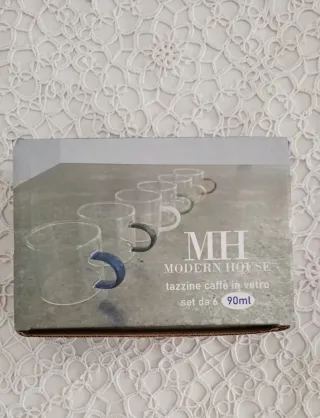 Set 6 Tazzine Vetro MH
