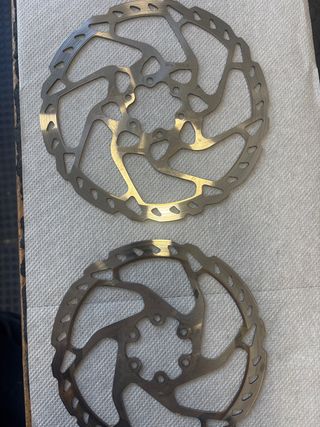 Discos Freno Shimano RT66 6T 180 y 160mm