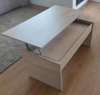 Mueble de salón, incluida mesa centro elevable