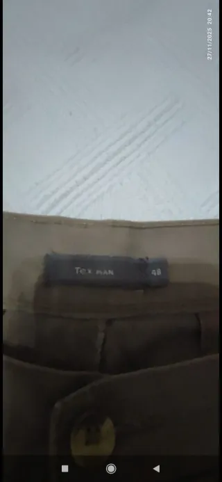 Pantalón corto hombre deTex beige