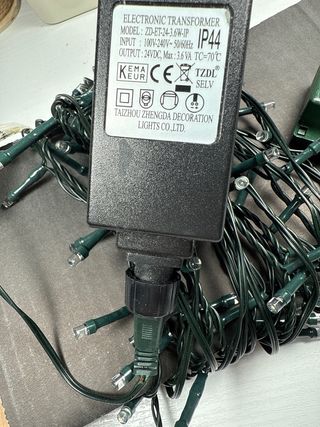 Luces LED Árbol Navidad Blanco Frío 120 interior