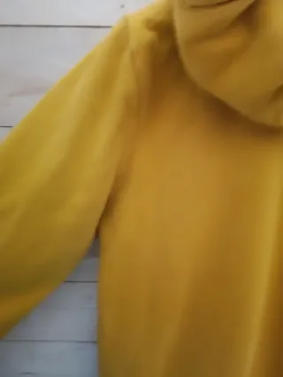 Felpa con cappuccio Napapijri gialla