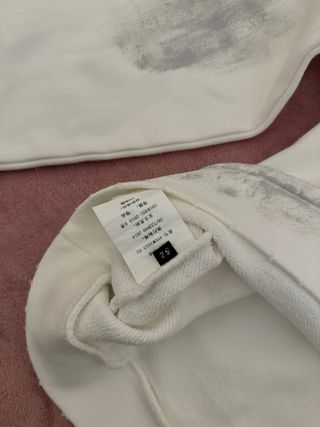 Sudadera Balenciaga Blanca con Efecto Desgastado