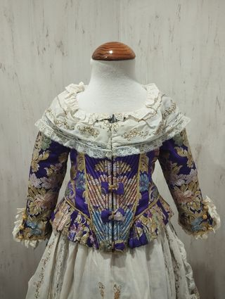 Traje Fallera Siglo XVIII Niña 4-6 Años