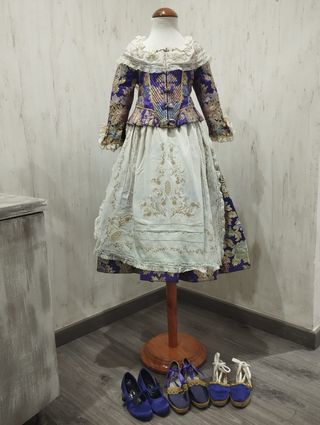Traje Fallera Siglo XVIII Niña 4-6 Años