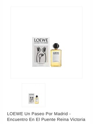 Perfume Loewe Un Paseo por Madrid