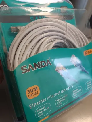 Cable internet CAT6 hasta 30 metros a estrenar