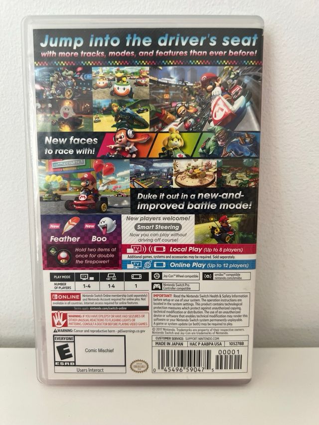Mario Kart 8 Deluxe Nintendo Switch