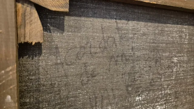 Natura morta con frutta dipinta ad olio