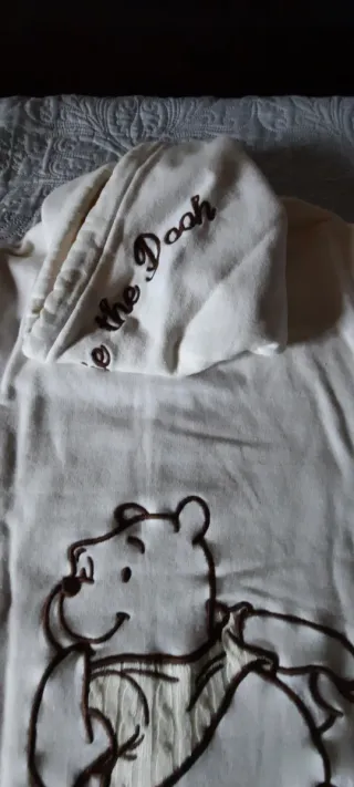 Morbida felpa bianca in cotone