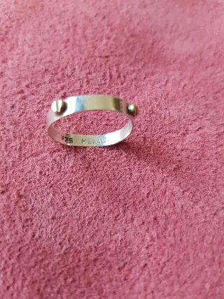 Anillo Plata y Oro México Único