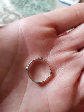 Anillo Plata y Oro México Único