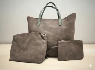 Conjunto bolso y neceseres