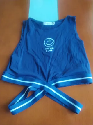 Top azul Inside talla S