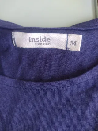 Top azul Inside talla S