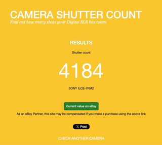 Sony a7RII - 4184 obturaciones