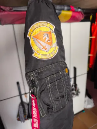 Chaqueta Piloto Alpha Industries Negra