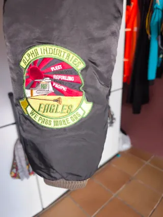 Chaqueta Piloto Alpha Industries Negra