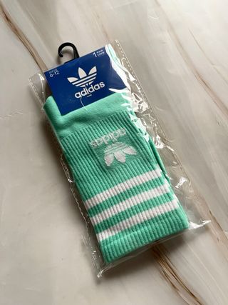 Calcetines Adidas Verdes y Blancos