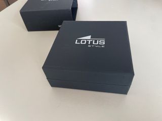 Pulsera Cuero Lotus Hombre Marrón y Plata