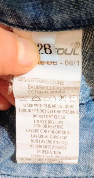 Jeans chiari vita bassa