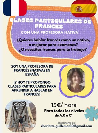 Clases de francés con profesora nativa