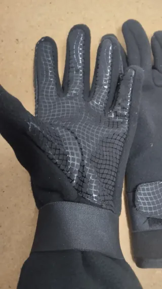 Guantes polares de trabajo negros