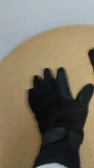 Guantes polares de trabajo negros