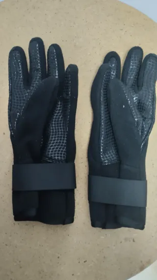 Guantes polares de trabajo negros