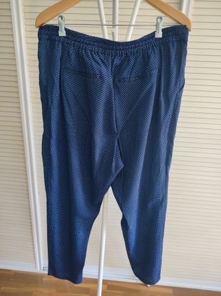 Pantalón Viscosa Violeta by Mango