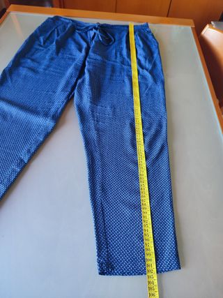 Pantalón Viscosa Violeta by Mango