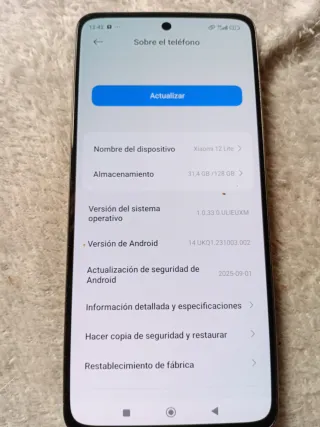 Xiaomi 12 Lite 2203129G Nero